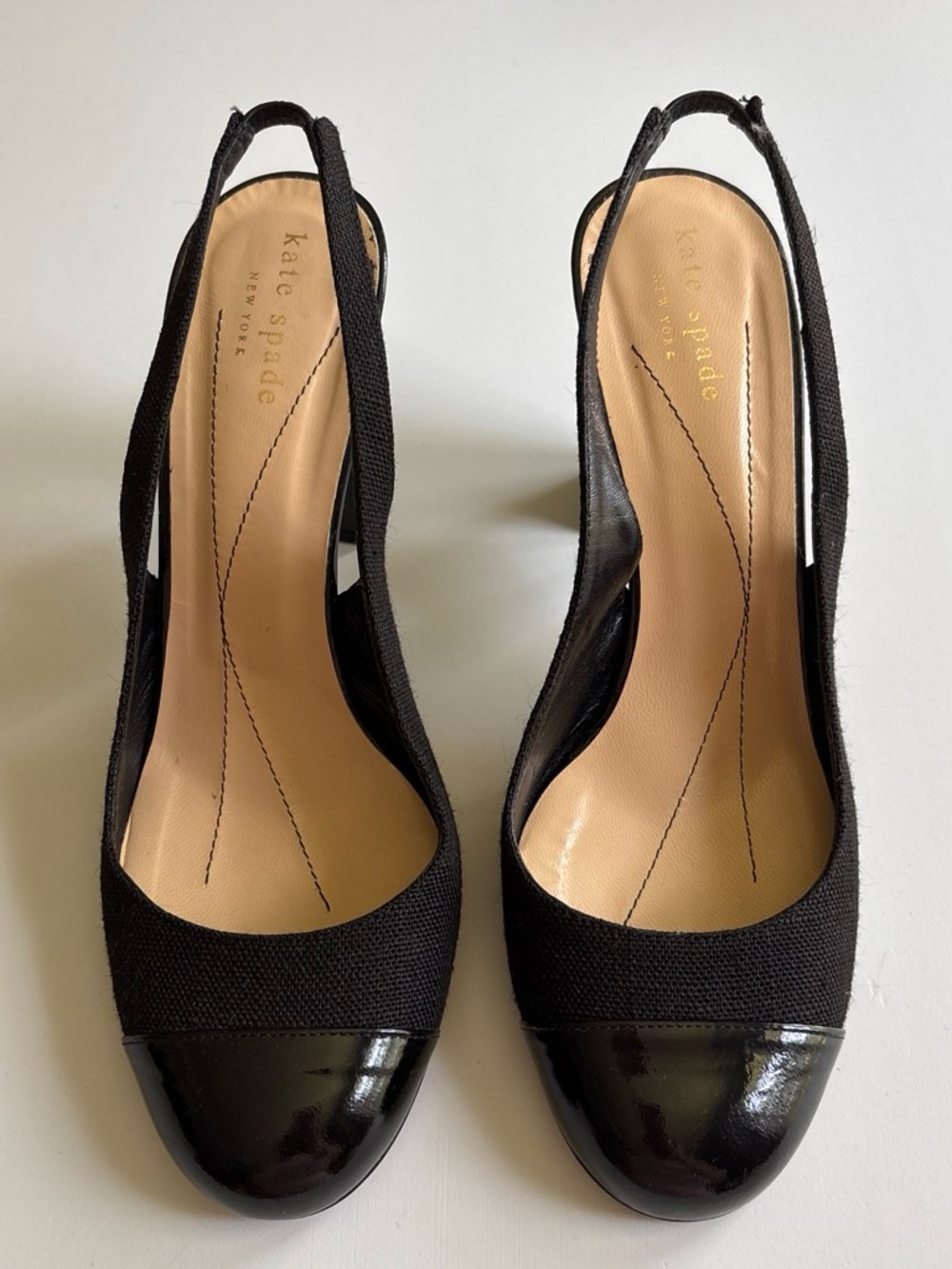 kate spade Black Slingback Heels